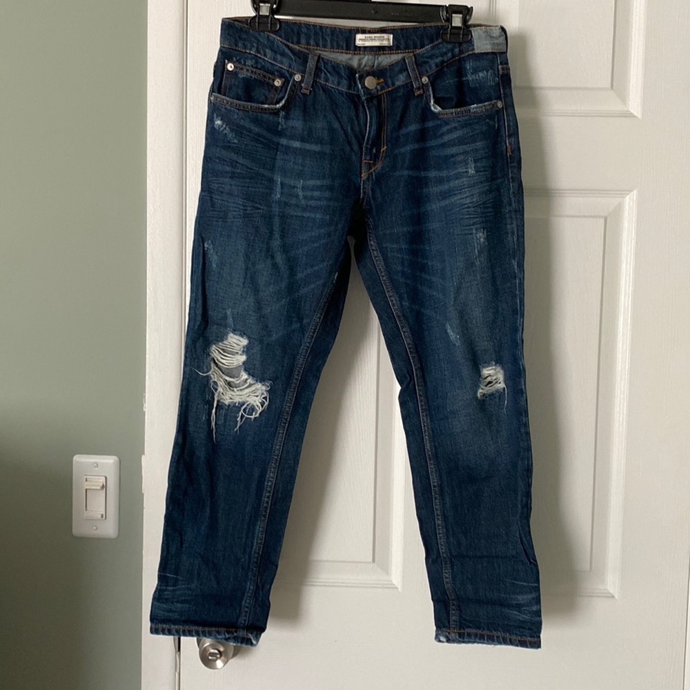 2/$20 Zara straight leg ankle jeans